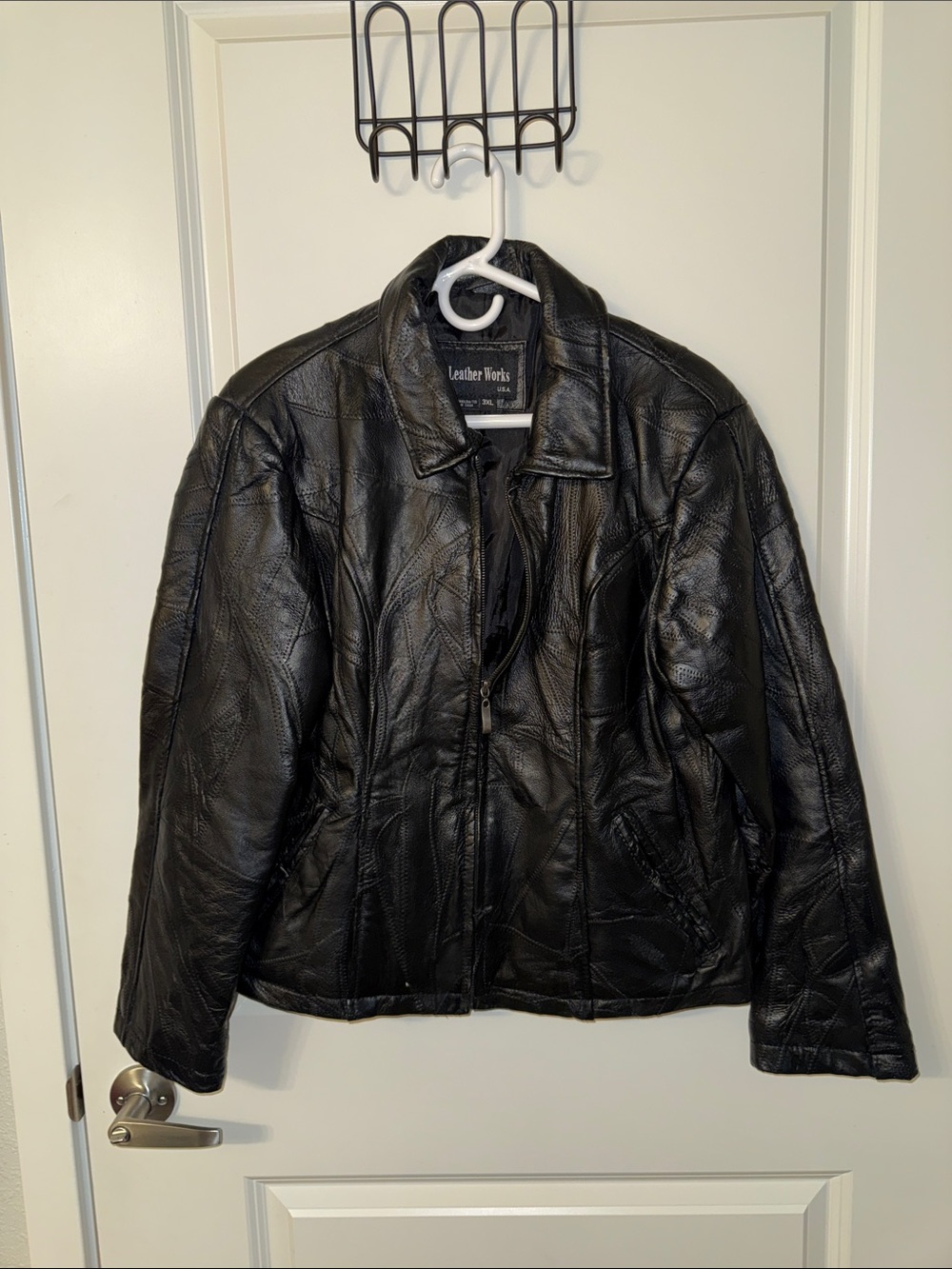 Women's Black Leather Jacket